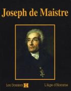 Dossier H "Joseph de Maistre"